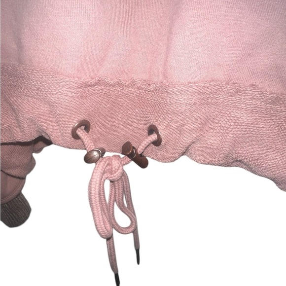 {NWOT Free People Movement Mauve Quarter Zip Pullover Comfy Jacket Size Large} - Picture 4 of 10